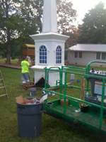 steeple leak repair