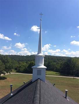 fiberglass steeple repair